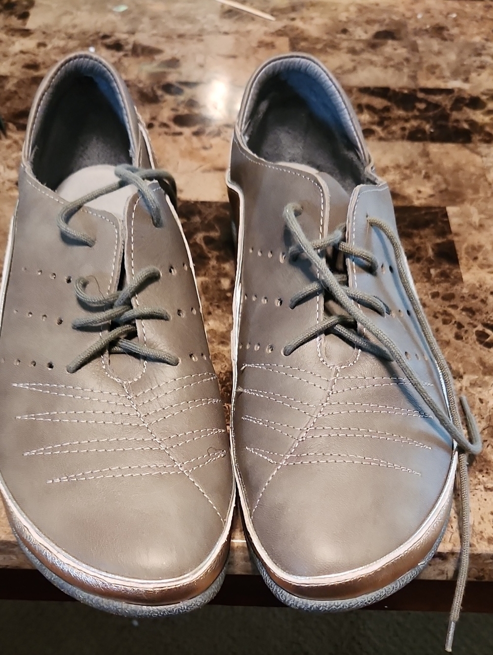 Naot Women's Gray Casual Lace-Up Slip-Ons